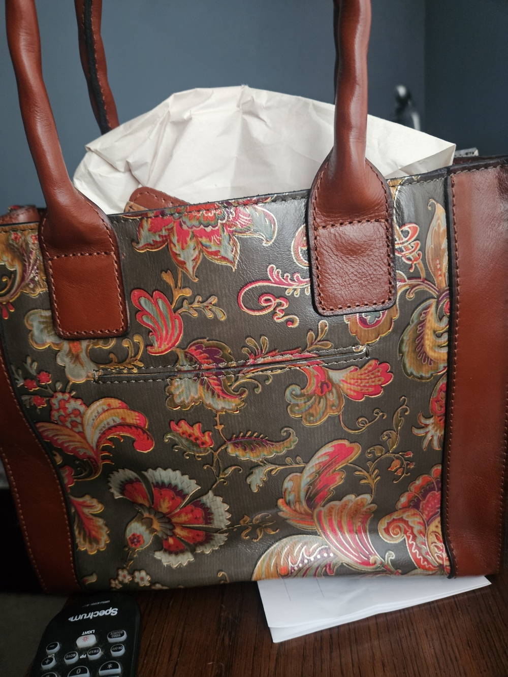 Patricia Nash Verona Italian Floral Paisley Tote Handbag NWOT - Picture 2 of 6